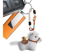 Peluche de caballo | Colgante de figura suave, con correa mini llave llavero de peluche | Regalo para hombre, niño, adulto, cumpleaños, Navidad, Año Nuevo 2026