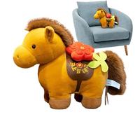 Peluche de Caballo genérico | Diseño Chino de 20 cm | Peluche de Caballo Suave y Lindo - Regalo para Adultos de cumpleaños habitación de enfermería