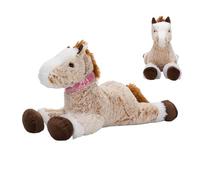 Peluche de caballo genérico - Peluche animal suave y tierno | Figura de caballo de peluche infantil - para novia, mujer, amiga, hermana, niña, niño, estante de habitación, mesa, oficina,