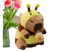 Peluche de Capibara | Almohada De Animal De Peluche Suave De Capibara,Almohadón Decorativo Hogar Adorable para San Valentín Día del Niño