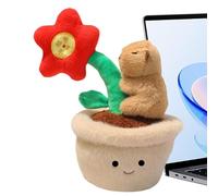 Peluche de Capibara suave y esponjoso | Un cojín abrazo con forma de jardinera decoración | Cosas del Capibara muy , ideales como regalo para cumpleaños, niñas, niños, adultos, Pascua