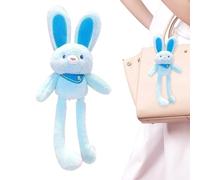 Peluche de conejo con orejas pull-up de 28 cm de alto, conmutable, compañero de movimiento, textura esponjosa y encantadora, regalo de Pascua | Una muñeca interactiva indispensable para