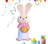 Peluche de conejo de peluche,Con luces LED Pascua Linda Decoración Del Hogar | Lindas muñecas de felpa de conejo relleno,Para Adultos Fans Niñas Niños Sala Dormitorio Oficina Viaje Coche Verja