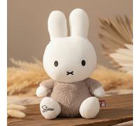 Peluche de conejo Fluffy 25 cm, topo | Miffy x Tiamo – Sin personalización