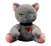 Peluche de conejo loco - Peluche de conejito encantador, suave y abrazable, terrible juguete de peluchee de conejo gótico de orejas caídas de Halloween | Cumpleaños Navidad Pascua Regalo para niños