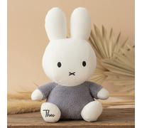 Peluche de conejo Miffy Fluffy azul de 35 cm para abrazar – Sin personalización