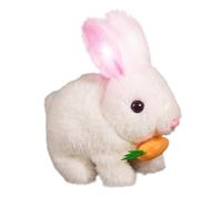 Peluche de conejo realista genérico - Muñeca de animal suave, interactiva Bunny Toy with Jumping & Shaking Ears, Educational Fun for Kids | Cute Plush Bunny for Girls Boys Animal Gift for Girl