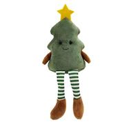 Peluche de estrella - Diseño suave en forma de árbol de Navidad, juguete de peluche decorativo de piernas largas, cómodo felpudo con temática navideña, decoración de habitación | Encantador