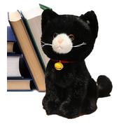 Peluche de gato, almohada de peluche suave de 27 cm, juguete de peluche para | regalo de San Valentín, cumpleaños, adultos, sofá dormitorio del coche