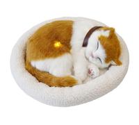 Peluche de gato, juguete de peluche que respira con movimiento simulado, C