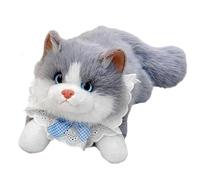 Peluche De Gato,Muñeca de Gatito Suave para la Decoración del Hogar | Juguete de Gato de Peluche - para Niños, Adultos, Cumpleaños, Halloween, Dormitorio, Navidad, Fiesta, Viaje, Sofá y Apartamento