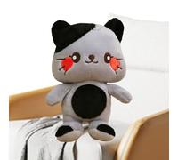 Peluche de Gato Tierno,Muñeca Tierna y Aconchable que es un Compañero Reconfortante,Suave Animal De Peluche Muñeca En Forma De Almohada - para Sofá Cama Escritorio Halloween Rellenos para Calcetines N