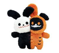 Peluche de Halloween - Juguete de tela fantasma, muñeca de dibujos animados suave | Decoración del dormitorio para uso diario Adecuado para aplicaciones de viaje en la cama, dormir cumpleaños niña