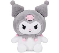 Peluche de Hello Kitty de 30 cm con diseño de Kuromi, suave peluche para niños y adultos, disponible en 4 diseños, perfecto para fans y coleccionistas (gris)