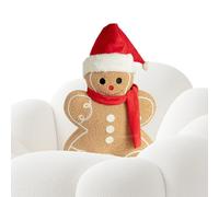 Peluche de Hombre de Jengibre - Almohada Suave de Pan de Jengibre | Bonito de Escritorio, decoración de Navidad, Felpa Decorativa para exhibición de Vacaciones para Dormitorio, Silla, Coche