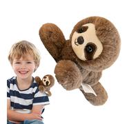 Peluche de hombro con imán, decoración suave para muñeca magnética, simpático accesorio para juguetes con forma de dibujos animados, elemento de acento para la habitación de los niños con M