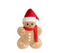 Peluche de Jengibre Lindo Cojín Decorativo Suave con Muñeco de Galleta y | Cojín Navideño Hombre De Jengibre Para Niños Fiesta Dormitorio Salón Sofá Silla Diván Coche Exhibición A