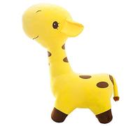 Peluche de jirafa, tamaño grande, juguete de peluche, muñeca jirafa, cojín suave para niños, regalo (amarillo, 40 cm)