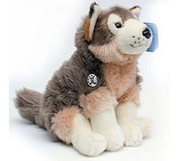 Peluche de lobo sentado, 25 cm, Ivenhoe