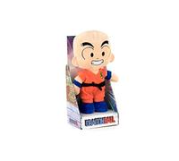 Peluche de los Personajes de Dragon Ball 28cm - Goku, Muten Roshi, Krilin, Puar - Calidad Super Soft (28cm con Display, Krilin)