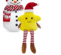 Peluche de Navidad genérico - Peluche de Tela 23 x 9 x 5 cm Suave | Figura de Estrella Dulce de árbol de Vacaciones, Regalo para decoración de sofá Dormitorio, decoración de Navidad | Chamb