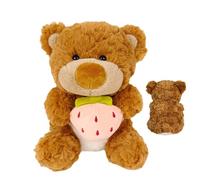 Peluche de Oso de Fresa, Juguete de Oso de Fresa,Almohadas de Peluche - Peluches de Dibujos Animados, Animal Relleno, Figura Encantadora, Juguete para niños, niña, Relleno de Bolsa, cumpl