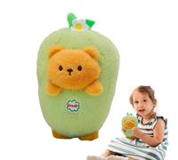 Peluche de Oso Reversible, Peluche de Conejo Zanahoria | Osos de Peluche para niñas | Berenjenas Que transforman Peluches para el compañero de Dormir de los niños