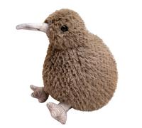 Peluche de pájaro kiwi de 25,4 cm, realista, suave y corto, muñeco de pájaro kiwi para niños, adolescentes y adultos, lindo pájaro de Nueva Zelanda decoración del hogar | Cumpleaños