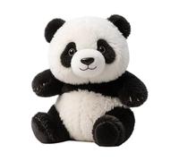 Peluche de panda, adorable peluche de panda, juguete para mesa | Decoración del hogar coleccionable, modelo de animales de peluche para habitación de los niños, estudio, dormitorio, sala de estar