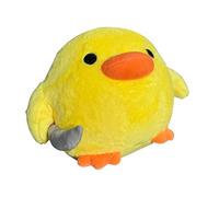 Peluche de pato lindo,peluche de pato de peluche - peluche de pato abrazador | Peluche de pato abrazado, buena resiliencia, con cuchillos, diseño, decoración del hogar, para tienda de jugo