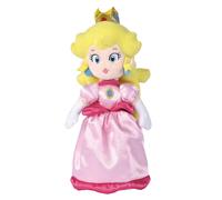 Simba - Peluche Princesa Peach 30cm, Super Mario, Material Suave y Agradable, 100% Oficial, Apto para Todas Las Edades (109231530)