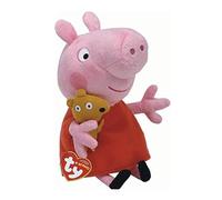 Peluche de Peppa Pig 16cm (Ty 7902) | Peluche suave para abrazar, 16 cm