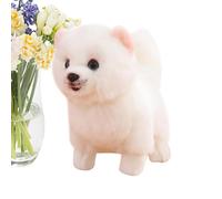 Peluche de Perro,Cojines De De 23 Cm - Peluche De Cachorro Pomerania para Niños - para Coche Salón Dormitorio Sofá Habitación Infantil Hogar Oficina Cumpleaños Y Navideñas