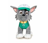 Peluche de perro de la Patrulla Canina, 19 cm, Chase Marshall Rocky Rubble Sky Zuma, producto con licencia original para niños, figuras de peluche (Rocky)