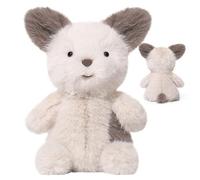 Peluche de perro de peluche | Adorable juguete canino dulce, regalos para toda la familiaComodidad absoluta al abrazo: con un corazón robusto y un relleno de alta densidad, este peluche perro guarda S
