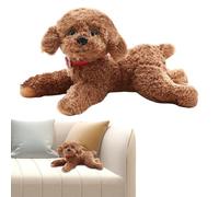 Peluche de perro de peluche: juguete cómodo con cuerpo largo, material calmante con tacto suave, acento de presentación encantador, solución relajante para aumentar el espacio para el salón,