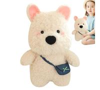 Peluche de perro de peluche para perros - Muñeca de peluche Highland de 13.7 pulgadas | Muñecas de peluche de peluche de peluche para niños y niñas, decoración de la habitación para cumpleaños