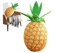 Peluche de piña, animal de peluche de piña, Peluche realista de fruta de de 18,9 pulgadas, Favores de fiesta del accesorio de la foto, almohada acogedora suave decorativa de la muñeca rellena par