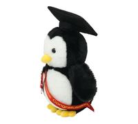 Peluche de pingüino conmemorativo - 27 x 17 x 14 centímetros, juguete de animales de dibujos animados, regalo decorativo | regalo de celebración de éxito graduado souvenir librería dormitorio