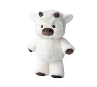 Peluche De Relleno - Cojín De La Granja De Terciopelo De 17.7 Pulgadas, Acento Animal Para , De Leche En Forma De Dibujos Animados | Acogedora Decoración Para Asientos