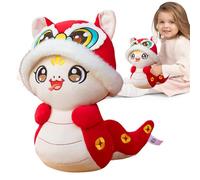 Peluche de Serpiente, Año de la Muñeca de Serpiente - 2025 Linda mascota de juguete de Año Nuevo Chino | Juguete de peluche de 9,8, Serpiente de Dibujos Animados 2025 para niños y niñas