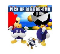 Peluche de Super Mario King Bob Omb, muñeco de peluche Crown Bomb, regalo de Navidad para niños