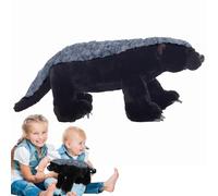 Peluche de tejón de miel - Suave y realista | Modelo de simulación de tejón africano, cómodo algodón PP | Lindo regalo de felpa inspirado en la naturaleza para niños para aprender por Wil