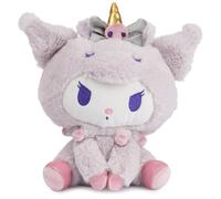 Peluche de unicornio Kuromi de Sanrio de Gund, animal de peluche premium para ni os de 1 a o en adelante, morado, 6 unidades