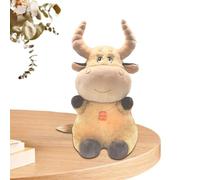 Peluche de vaca brillante, animal de peluche de vaca musical, Chupete musical iluminando el ganado de peluche, Peluche de noche de cuna multifuncional exquisito, para el día, annivers