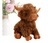 Peluche de vaca - Lindo peluche de vaca - Muñeca de peluche - para niños y adultos, habitación infantil, hogar, escritorio, sofá, cama, asiento del pasajero, cumpleaños, sala de estar, sala de juegos