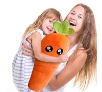 Peluche de zanahoria | Juguete de peluche de zanahoria de dibujos animados de Pascua - Juguete de zanahoria relleno decorativo para suministros de fiesta de Pascua primavera otoño