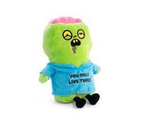 Peluche de zombi Punchkin - Solo se vive dos veces. Bonito peluche de zombi. Regalo con tem tica de zombi. Juguete de peluche atrevido para regalar.