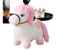 Peluche Del Año Del Caballo | Animal de Peluche Caballo Decoración Festival de Primavera,Símbolo De Buena Suerte 2026 Mascota Año Nuevo Chino Decoración Para Dormitorio Salón Guardería Sofá Coche Esta