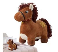 Peluche Del Caballo Chino - Animal de Peluche Caballo Decoración Festival de Primavera - Símbolo De Buena Suerte 2026 Mascota Año Nuevo Chino Decoración Para Dormitorio Salón Guardería Sofá Coche Esta
